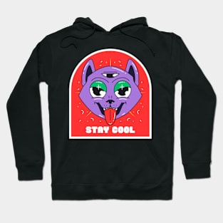 cat stay cool Hoodie